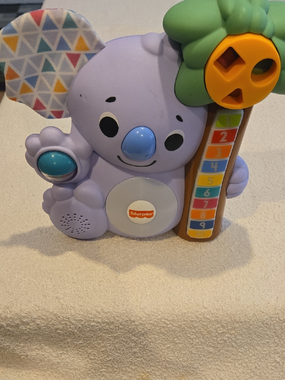 Fisher-Price Lavender Koala Counting and Shape Tree Toy